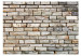 Wall Mural Brick Puzzle - Background with Neutral Stone Pattern in the Form of Bricks 60951 additionalThumb 1