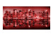 Wall Mural Red New York - City Panorama with Skyscrapers in a Water Reflection 61551 additionalThumb 1