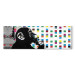 Canvas Print Banksy: The Thinker Monkey 94551 additionalThumb 7