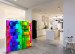Room Divider Colorful Cubes II - rainbow abstraction of geometric 3D figures 95451 additionalThumb 2