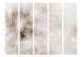 Room Divider Subtlety II - romantic dandelion flowers in the glow of a white background 95551 additionalThumb 3