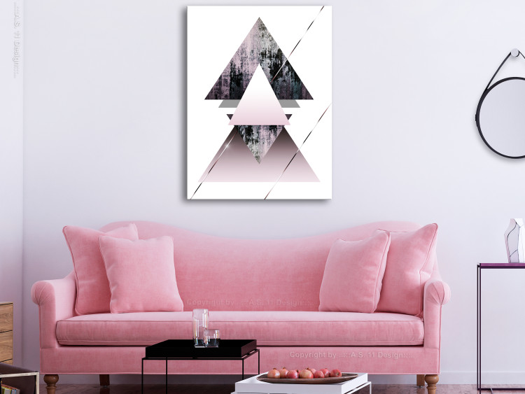 Canvas Art Print Pyramid (1 Part) Vertical 107561 additionalImage 3