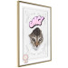 Wall Poster OMG! - Playful composition with a cat and English text on a white background 114361 additionalThumb 9