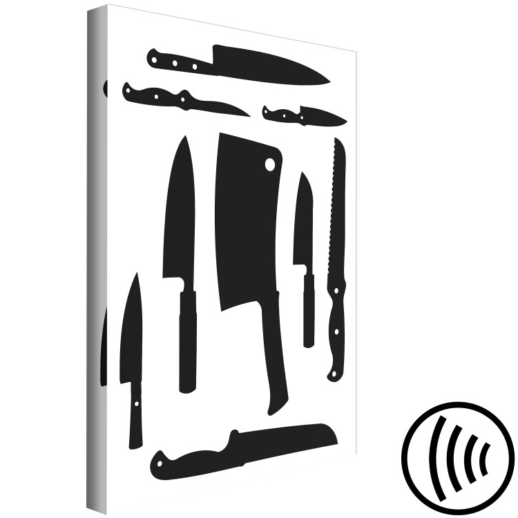 Canvas Print Cleaver and Knives (1 Part) Vertical 114561 additionalImage 6