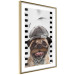 Poster Pug in a Hat - funny fantasy with a mustached dog with a black and white bowtie 116361 additionalThumb 8