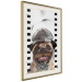 Poster Pug in a Hat - funny fantasy with a mustached dog with a black and white bowtie 116361 additionalThumb 2