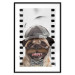 Poster Pug in a Hat - funny fantasy with a mustached dog with a black and white bowtie 116361 additionalThumb 17