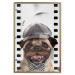 Poster Pug in a Hat - funny fantasy with a mustached dog with a black and white bowtie 116361 additionalThumb 20