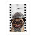Poster Pug in a Hat - funny fantasy with a mustached dog with a black and white bowtie 116361 additionalThumb 19
