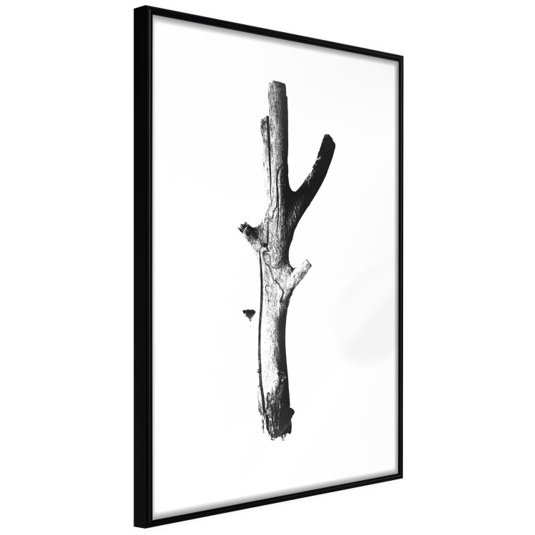 Poster Stick - black and white simple composition with a cut dried tree 116661 additionalImage 8
