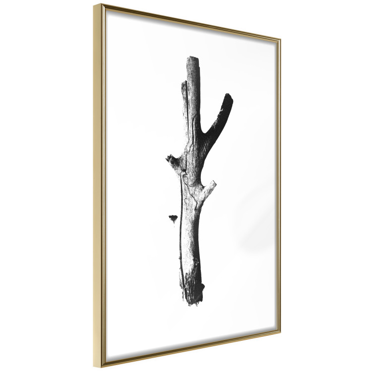 Poster Stick - black and white simple composition with a cut dried tree 116661 additionalImage 5