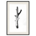 Poster Stick - black and white simple composition with a cut dried tree 116661 additionalThumb 23