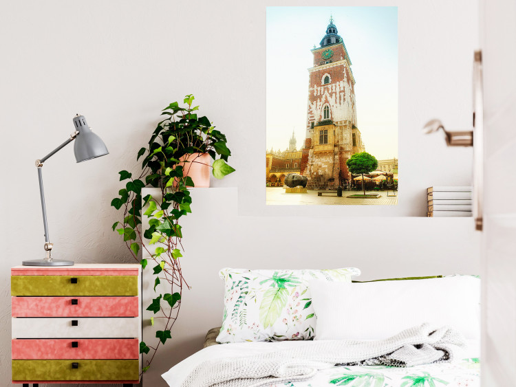 Wall Poster Krakow: Town Hall - architecture of the Krakow city in vibrant colors 118161 additionalImage 17