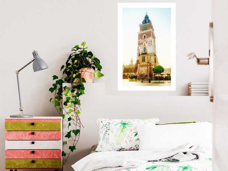 Wall Poster Krakow: Town Hall - architecture of the Krakow city in vibrant colors 118161 additionalImage 2