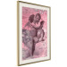 Wall Poster Crimson Kiss - religious composition with two angels and a pink background 118261 additionalThumb 2