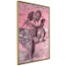 Wall Poster Crimson Kiss - religious composition with two angels and a pink background 118261 additionalThumb 14