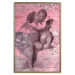 Wall Poster Crimson Kiss - religious composition with two angels and a pink background 118261 additionalThumb 20