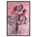 Wall Poster Crimson Kiss - religious composition with two angels and a pink background 118261 additionalThumb 24