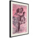 Wall Poster Crimson Kiss - religious composition with two angels and a pink background 118261 additionalThumb 3