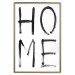 Poster Home Expression - simple black and white composition with English text 119261 additionalThumb 16