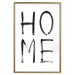 Poster Home Expression - simple black and white composition with English text 119261 additionalThumb 14