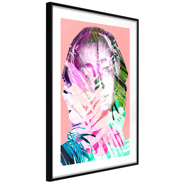 Wall Poster Palm Madonna - portrait of an abstract colorful female face 122361 additionalImage 11