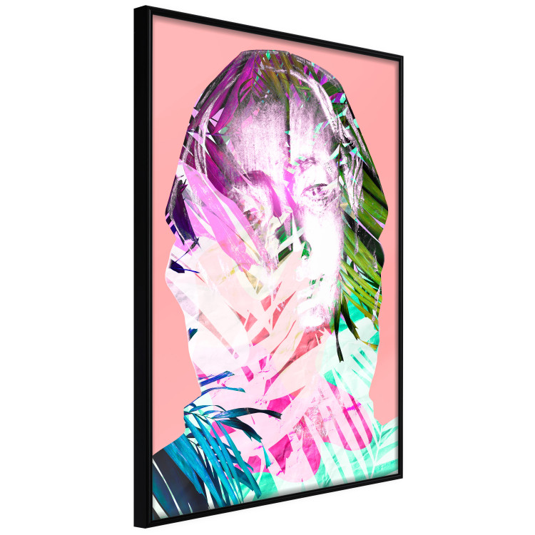 Wall Poster Palm Madonna - portrait of an abstract colorful female face 122361 additionalImage 10