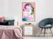 Wall Poster Palm Madonna - portrait of an abstract colorful female face 122361 additionalThumb 7