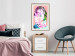 Wall Poster Palm Madonna - portrait of an abstract colorful female face 122361 additionalThumb 17