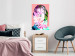 Wall Poster Palm Madonna - portrait of an abstract colorful female face 122361 additionalThumb 23