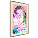 Wall Poster Palm Madonna - portrait of an abstract colorful female face 122361 additionalThumb 2