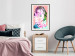 Wall Poster Palm Madonna - portrait of an abstract colorful female face 122361 additionalThumb 16
