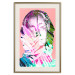 Wall Poster Palm Madonna - portrait of an abstract colorful female face 122361 additionalThumb 21