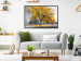 Wall Poster Autumn in the Park (Golden) - gray tree landscape with golden leaves 122761 additionalThumb 5