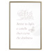 Wall Poster Better to Light a Candle - English texts and butterfly ornaments 122861 additionalThumb 16