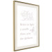 Wall Poster Better to Light a Candle - English texts and butterfly ornaments 122861 additionalThumb 2