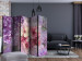 Room Divider Memory II (5-piece) - colorful flowers and inscriptions in the background 124061 additionalThumb 4