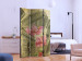 Room Divider Bonjour Paris! (3-piece) - urban collage with Eiffel Tower and flowers 124261 additionalThumb 2