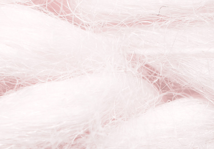 Wall Poster Pastel Warmth - texture of pink woolen braid 124461 additionalImage 8
