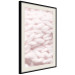 Wall Poster Pastel Warmth - texture of pink woolen braid 124461 additionalThumb 3