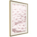 Wall Poster Pastel Warmth - texture of pink woolen braid 124461 additionalThumb 2