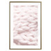 Wall Poster Pastel Warmth - texture of pink woolen braid 124461 additionalThumb 16