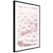 Wall Poster Pastel Warmth - texture of pink woolen braid 124461 additionalThumb 13