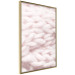 Wall Poster Pastel Warmth - texture of pink woolen braid 124461 additionalThumb 12