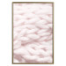 Wall Poster Pastel Warmth - texture of pink woolen braid 124461 additionalThumb 16