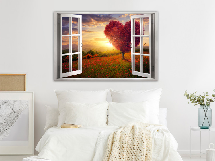 Canvas Art Print Natural Love (1 Part) Wide 125161 additionalImage 3
