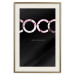 Wall Poster I Am Fashion - pink English text on a contrasting black background 125761 additionalThumb 19