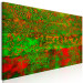 Canvas Dance of green and red - artistic abstraction with vivid colours 127461 additionalThumb 2