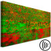 Canvas Dance of green and red - artistic abstraction with vivid colours 127461 additionalThumb 6