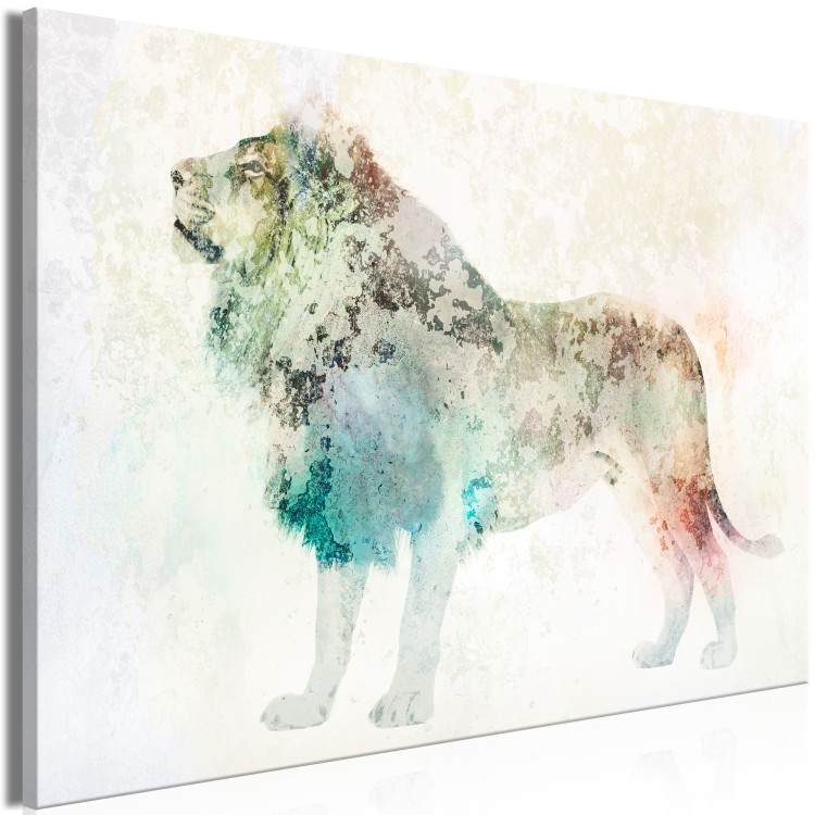 Large canvas print Colourful King [Large Format] 127561 additionalImage 2